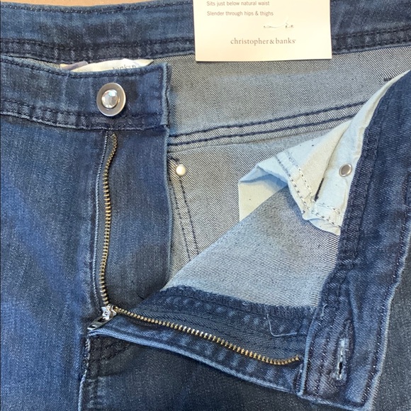 Embellished Blue Denim Capris - Picture 13 of 14